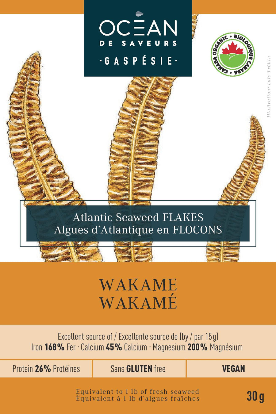 Algues Séchées Wakame, La Moisson